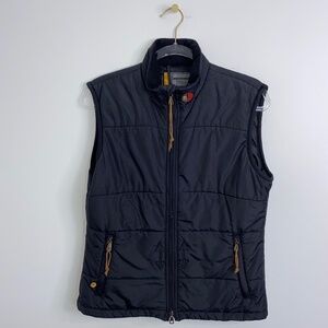 ROSSIGNOL Womens Sz Medium M Vest Black Full Zip Pockets Gorpcore Outdoors
